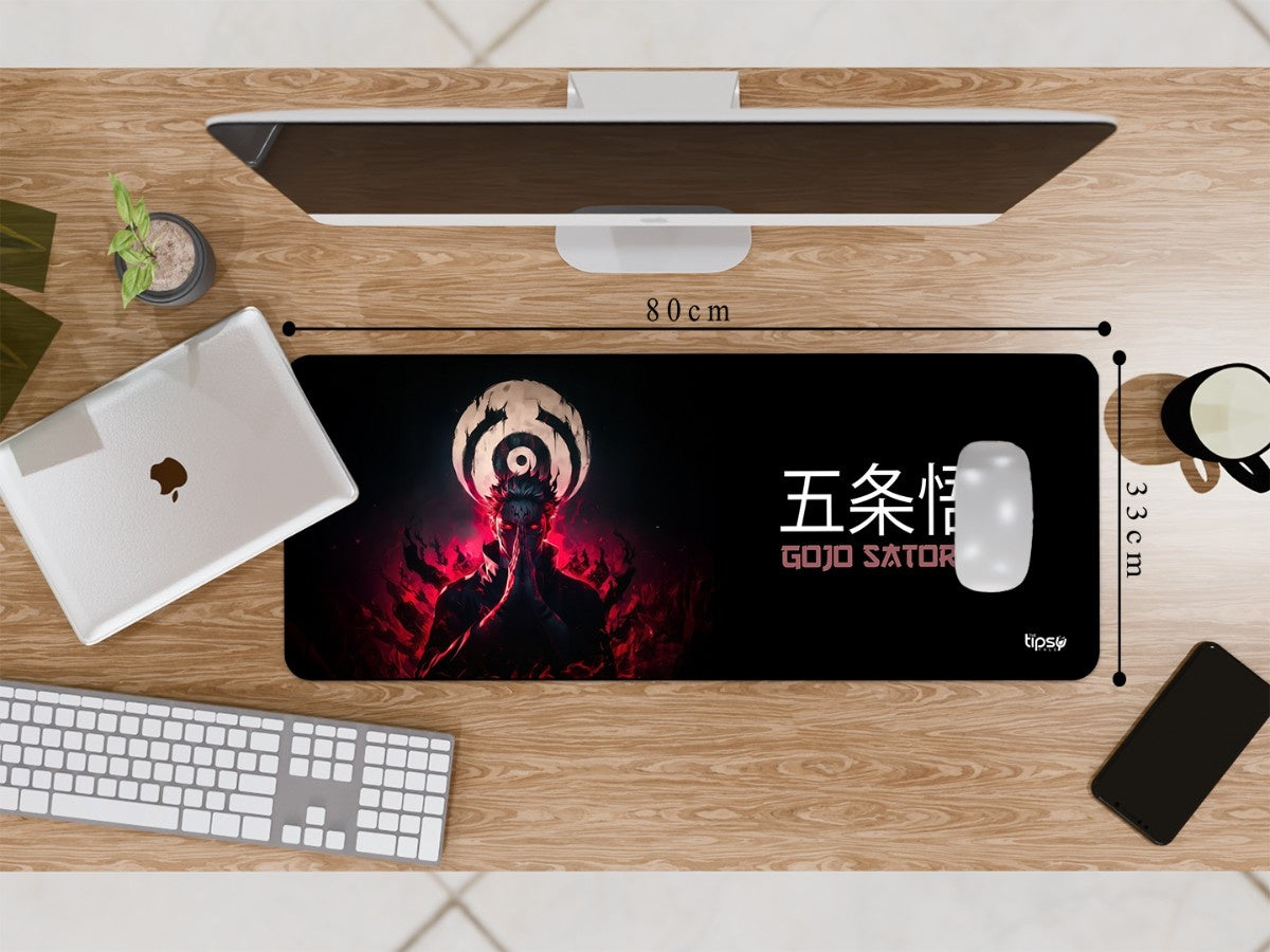 "JJK : Satoru Gojo Unleashed Power Of The Six Eyes " Gaming Mousepad Elevate Your Gaming Experience