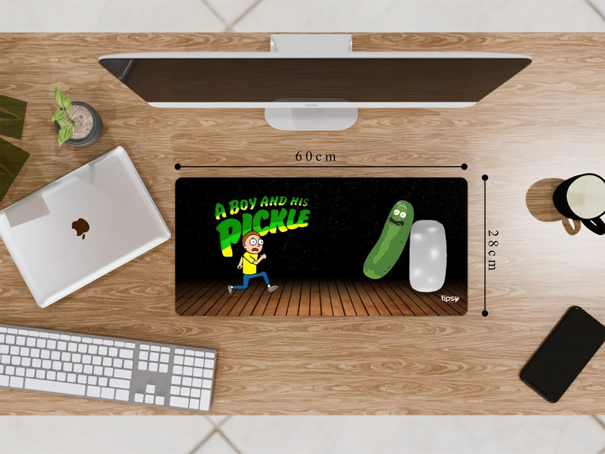 "Morty with pickle" Gaming Mousepad Elevate Your Gaming Experience