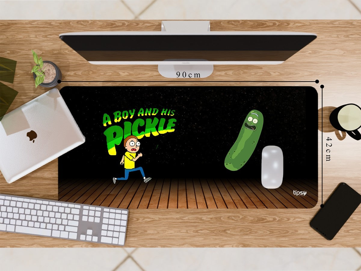 "Morty with pickle" Gaming Mousepad Elevate Your Gaming Experience