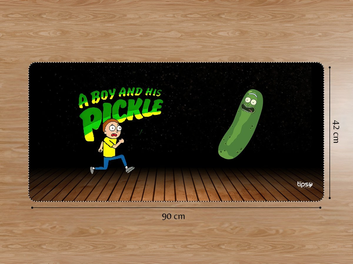 "Morty with pickle" Gaming Mousepad Elevate Your Gaming Experience