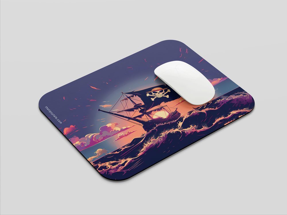 "LUFFY'S SHIP IN ONE PIECE" Mousepad Enhance Your Workspace with Style