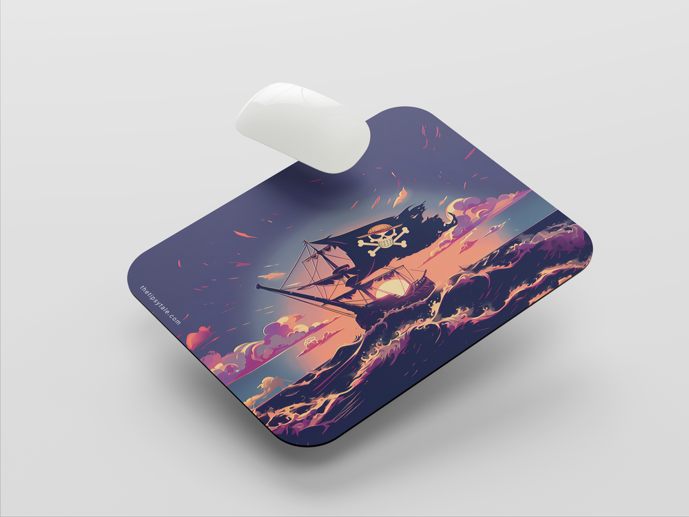"LUFFY'S SHIP IN ONE PIECE" Mousepad Enhance Your Workspace with Style