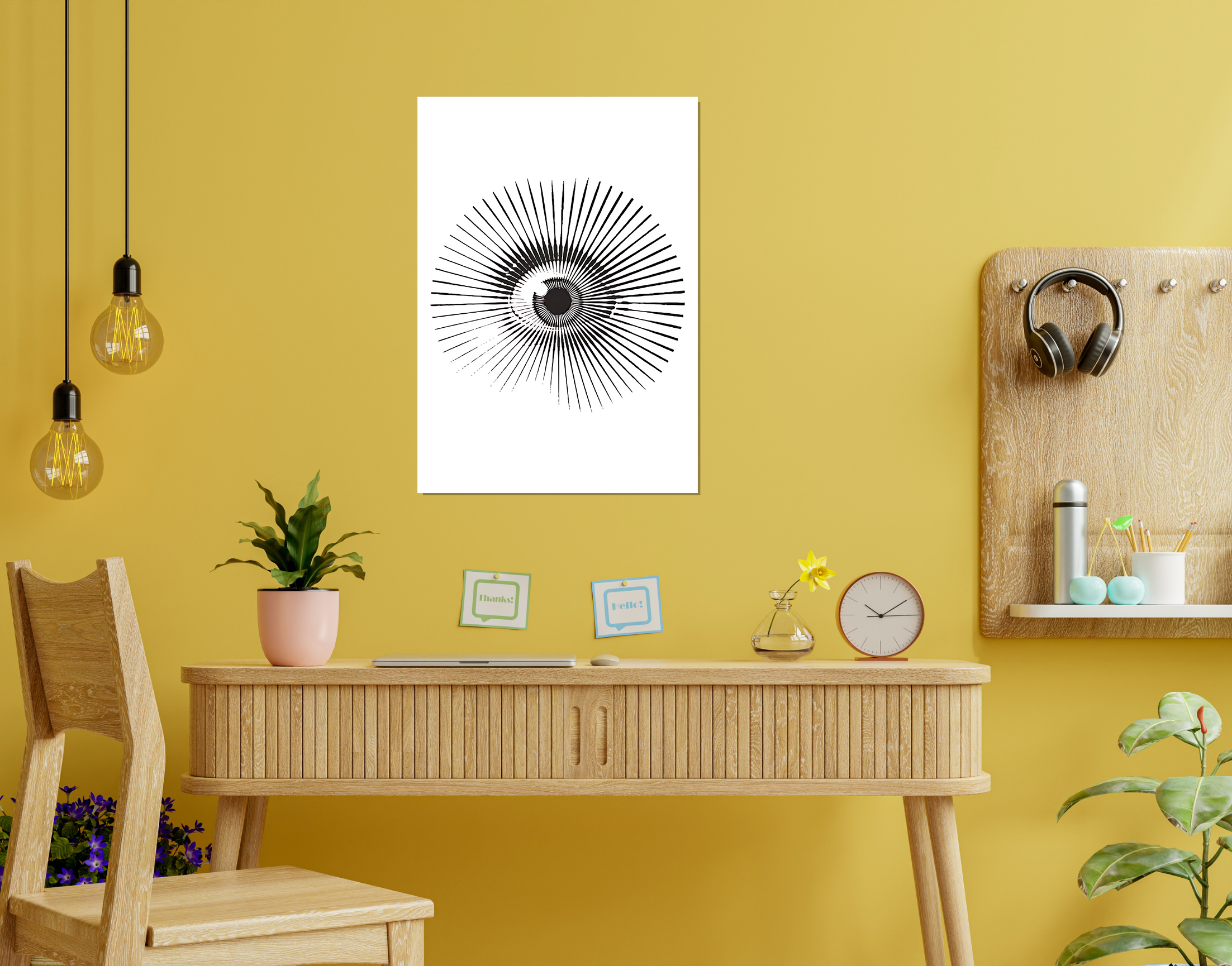 "EYE FOR AN EYE-Graphics"- Shiny & Sturdy Metallic Poster Art That Pops & Sticks