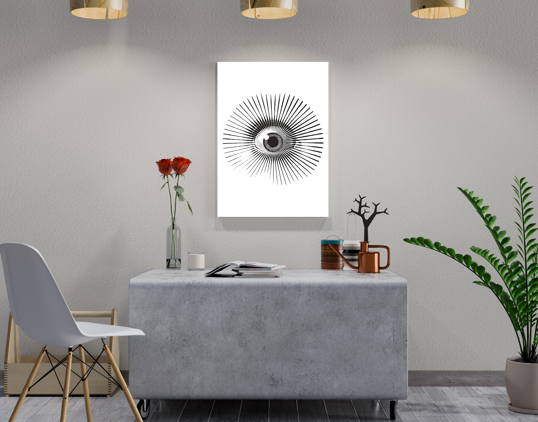 "EYE FOR AN EYE-Graphics"- Shiny & Sturdy Metallic Poster Art That Pops & Sticks