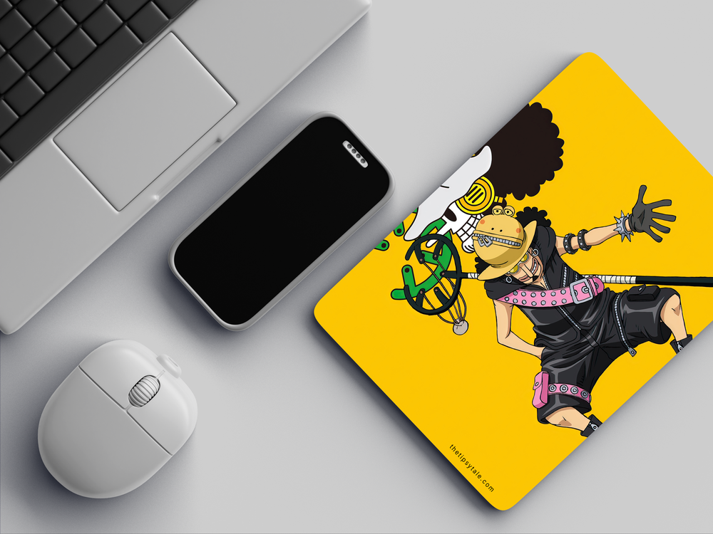 "USOPP ONE PIECE" Mousepad Enhance Your Workspace with Style