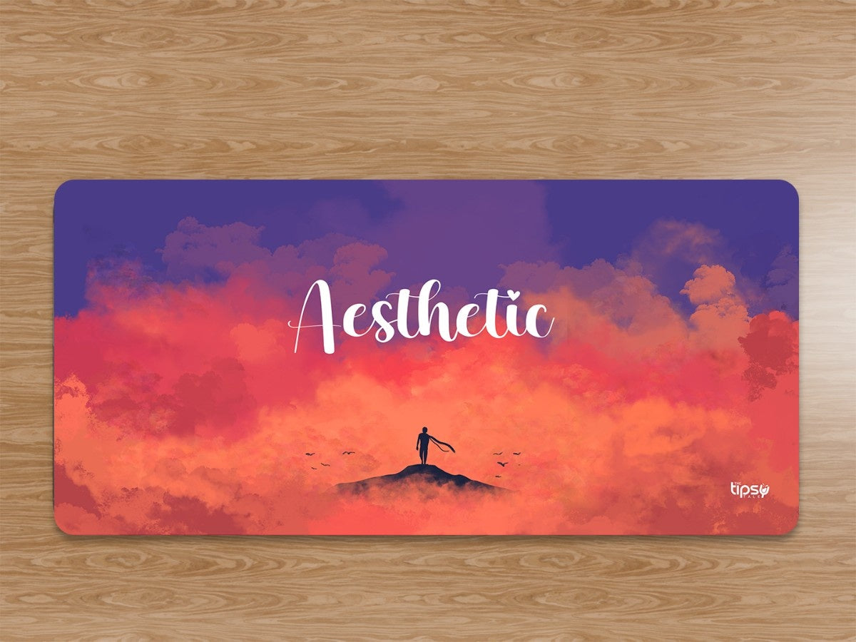 "Mist pink clouds Aesthetic" Gaming Mousepad Elevate Your Gaming Experience