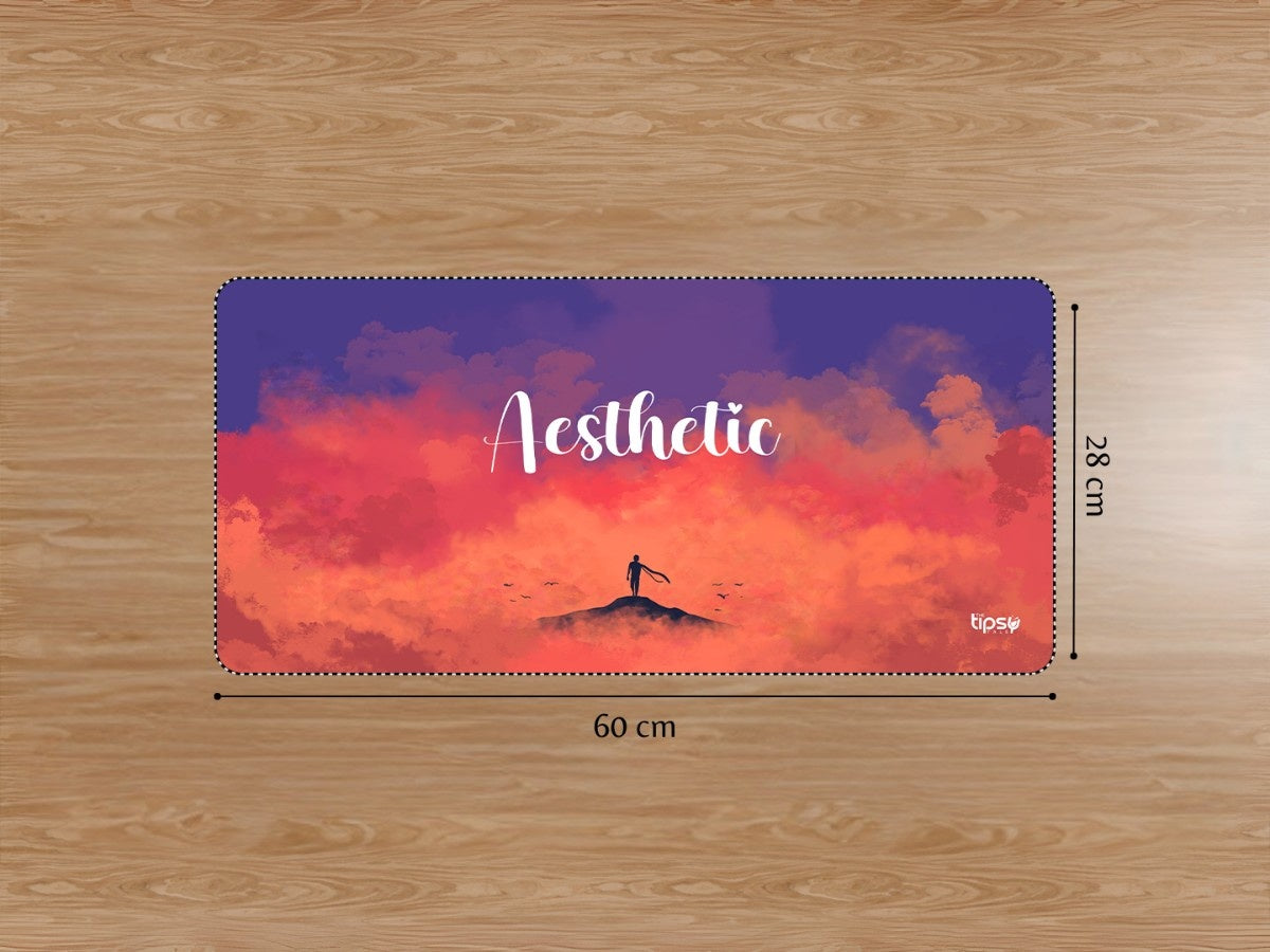 "Mist pink clouds Aesthetic" Gaming Mousepad Elevate Your Gaming Experience