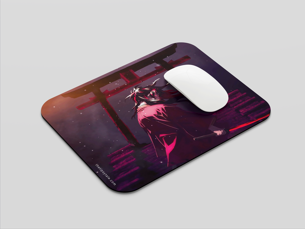 "YORIICHI TSUGIKUNI : DEMON SLAYER" Mousepad Enhance Your Workspace with Style