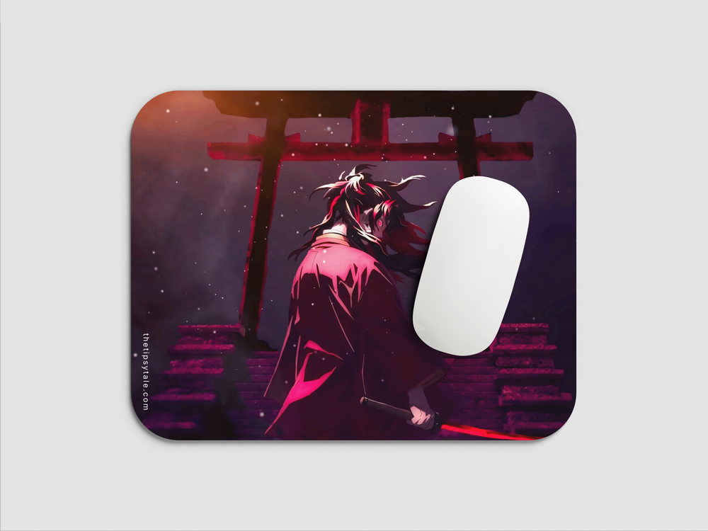"YORIICHI TSUGIKUNI : DEMON SLAYER" Mousepad Enhance Your Workspace with Style