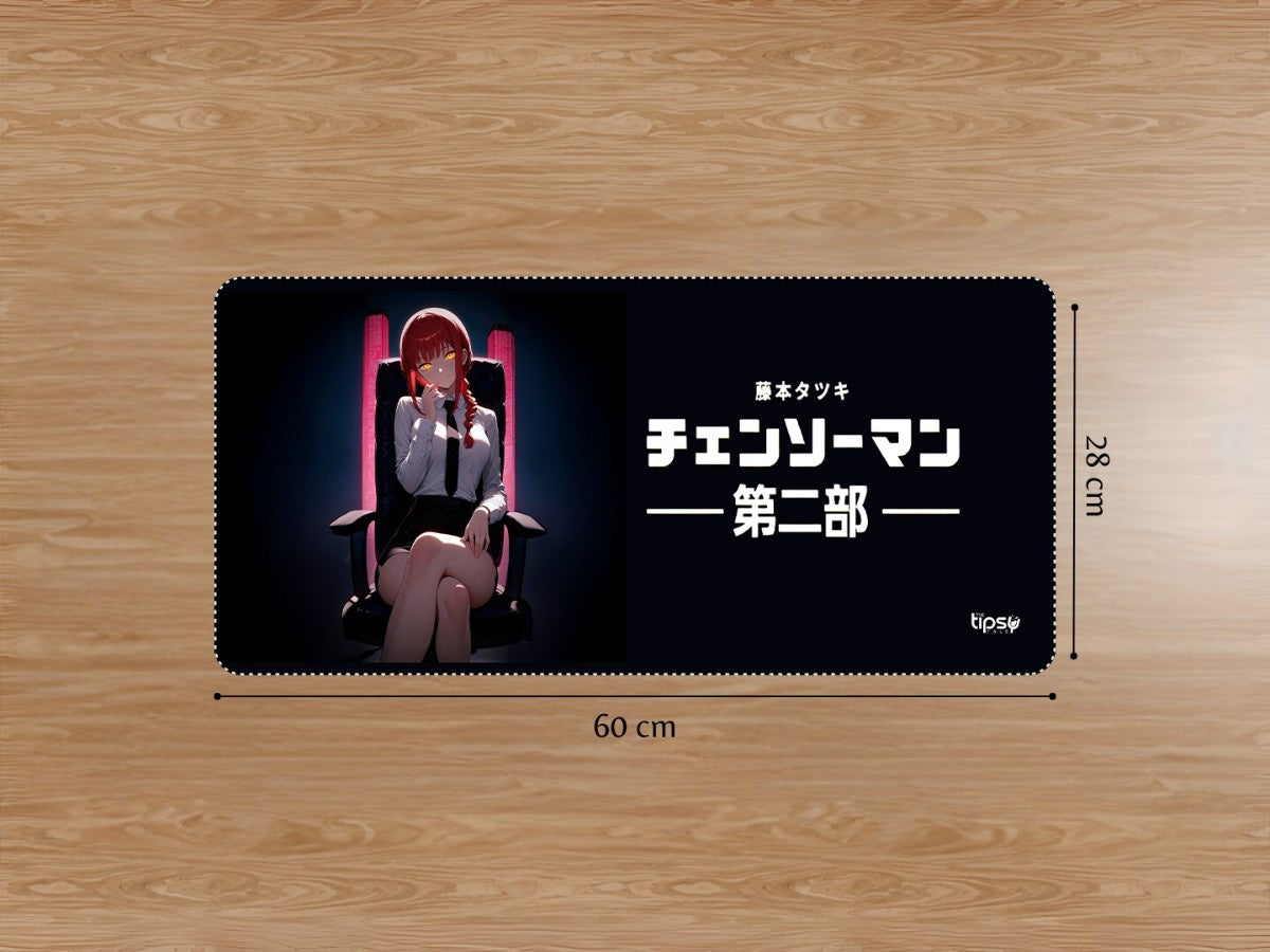 "Makima : Chainsaw Man" Gaming Mousepad Elevate Your Gaming Experience
