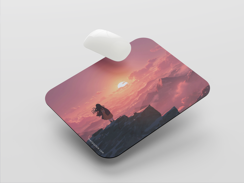 "NEZUKO KAMADO LANDSCAPE" Mousepad Enhance Your Workspace with Style