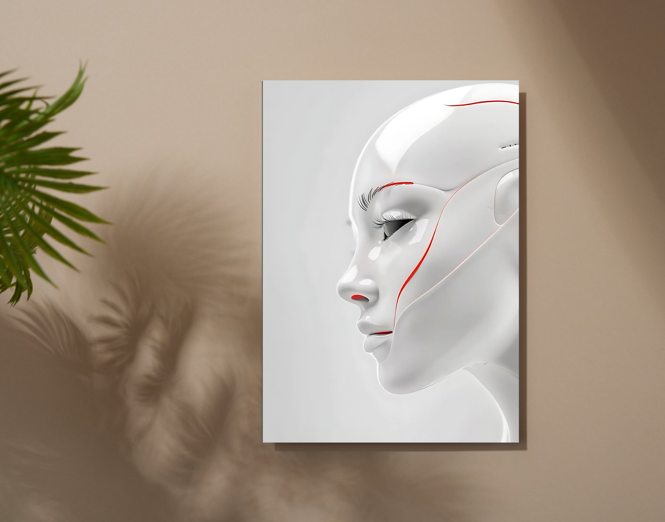 "I AM ROBOT-Women"- Shiny & Sturdy Metallic Poster Art That Pops & Sticks
