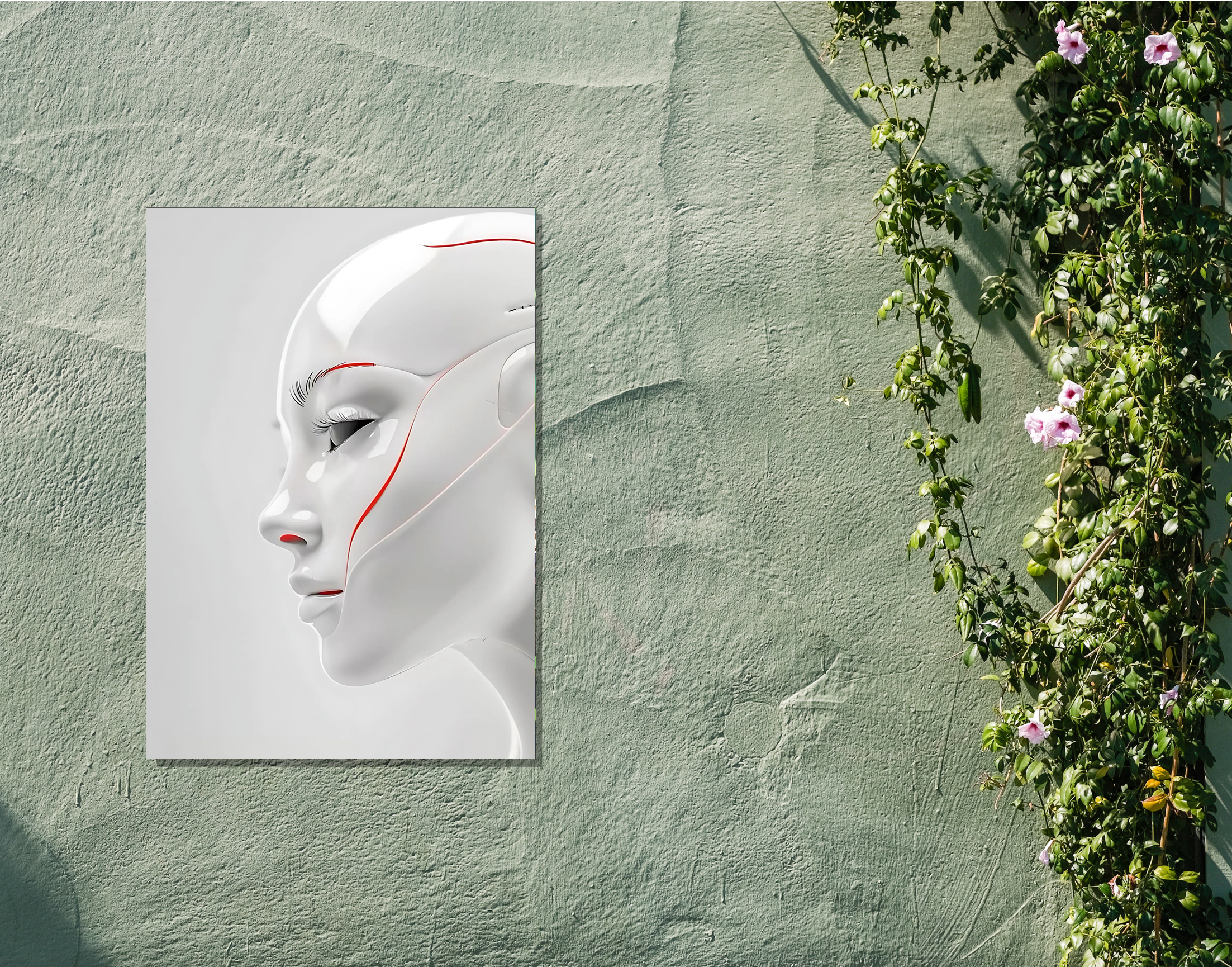 "I AM ROBOT-Women"- Shiny & Sturdy Metallic Poster Art That Pops & Sticks