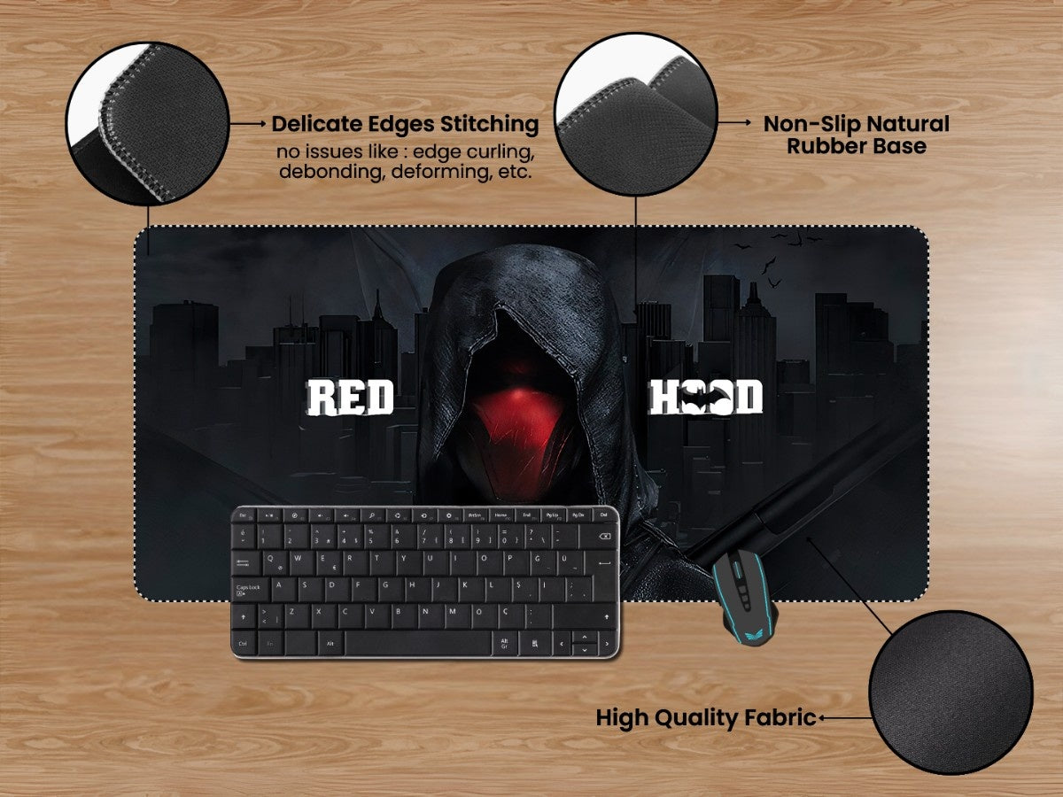 "Red Hood" Gaming Mousepad Elevate Your Gaming Experience