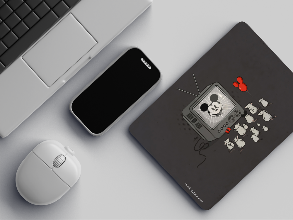 "MICKEY MOUSE TELEVISION VERSION" Mousepad Enhance Your Workspace with Style