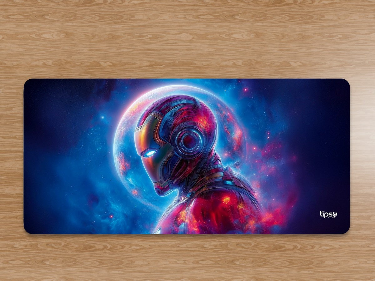 "Iron Man Digital Illustration" Gaming Mousepad Elevate Your Gaming Experience