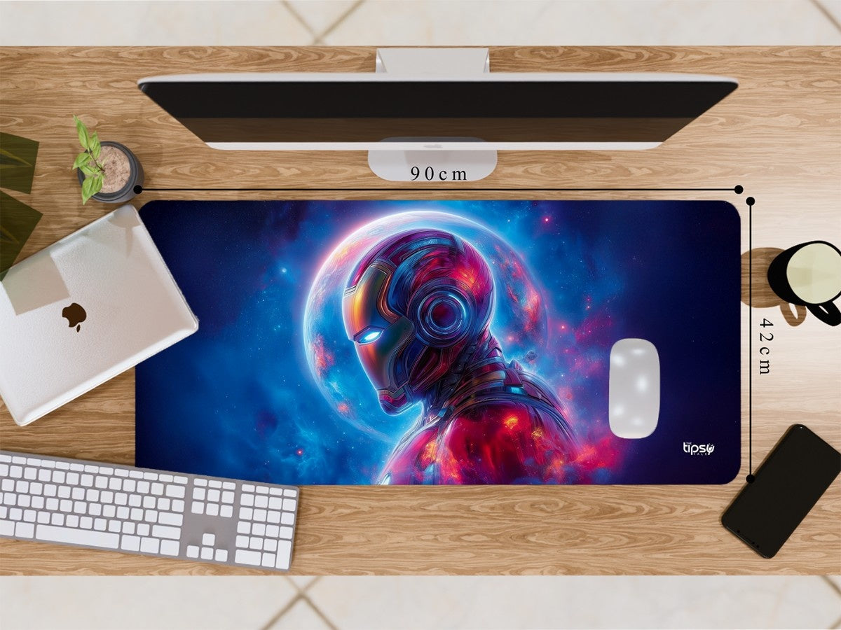 "Iron Man Digital Illustration" Gaming Mousepad Elevate Your Gaming Experience