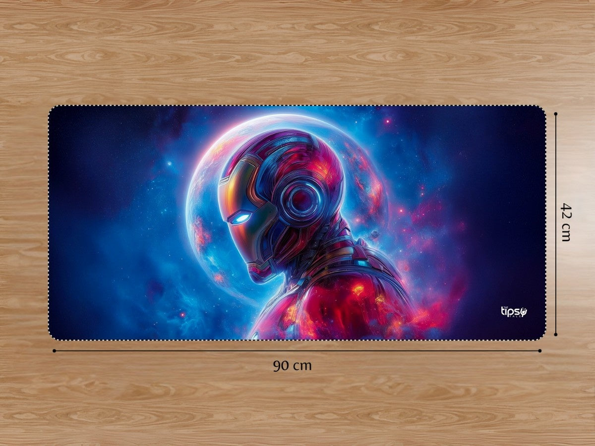 "Iron Man Digital Illustration" Gaming Mousepad Elevate Your Gaming Experience