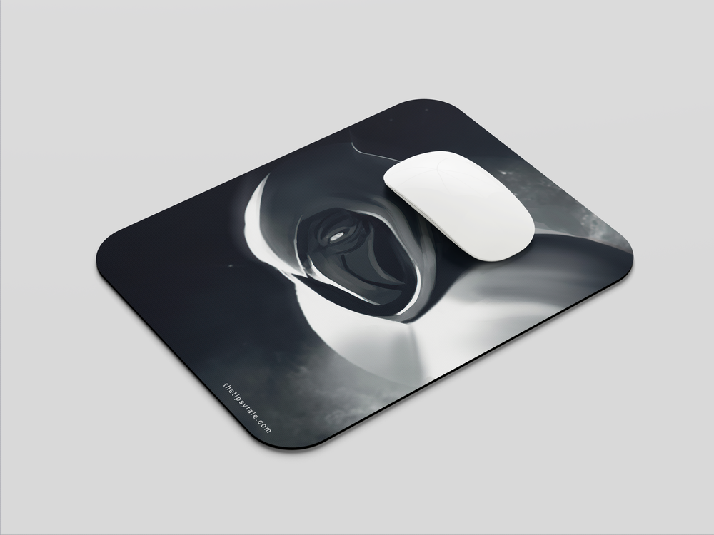 "MOON KNIGHT MONOCHROME" Mousepad Enhance Your Workspace with Style