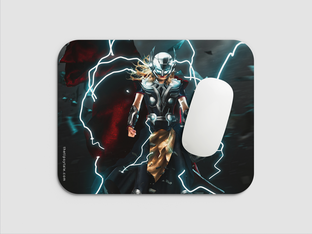 "JANE FOSTER WITH LIGHTING" Mousepad Enhance Your Workspace with Style