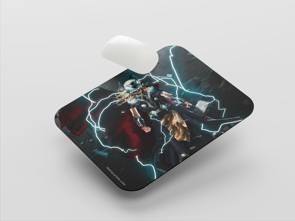 "JANE FOSTER WITH LIGHTING" Mousepad Enhance Your Workspace with Style