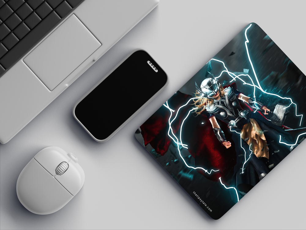"JANE FOSTER WITH LIGHTING" Mousepad Enhance Your Workspace with Style