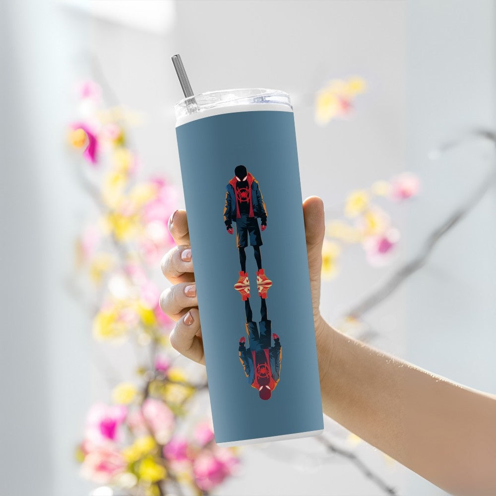 "Miles Morales " Tumbler with Metal Straw