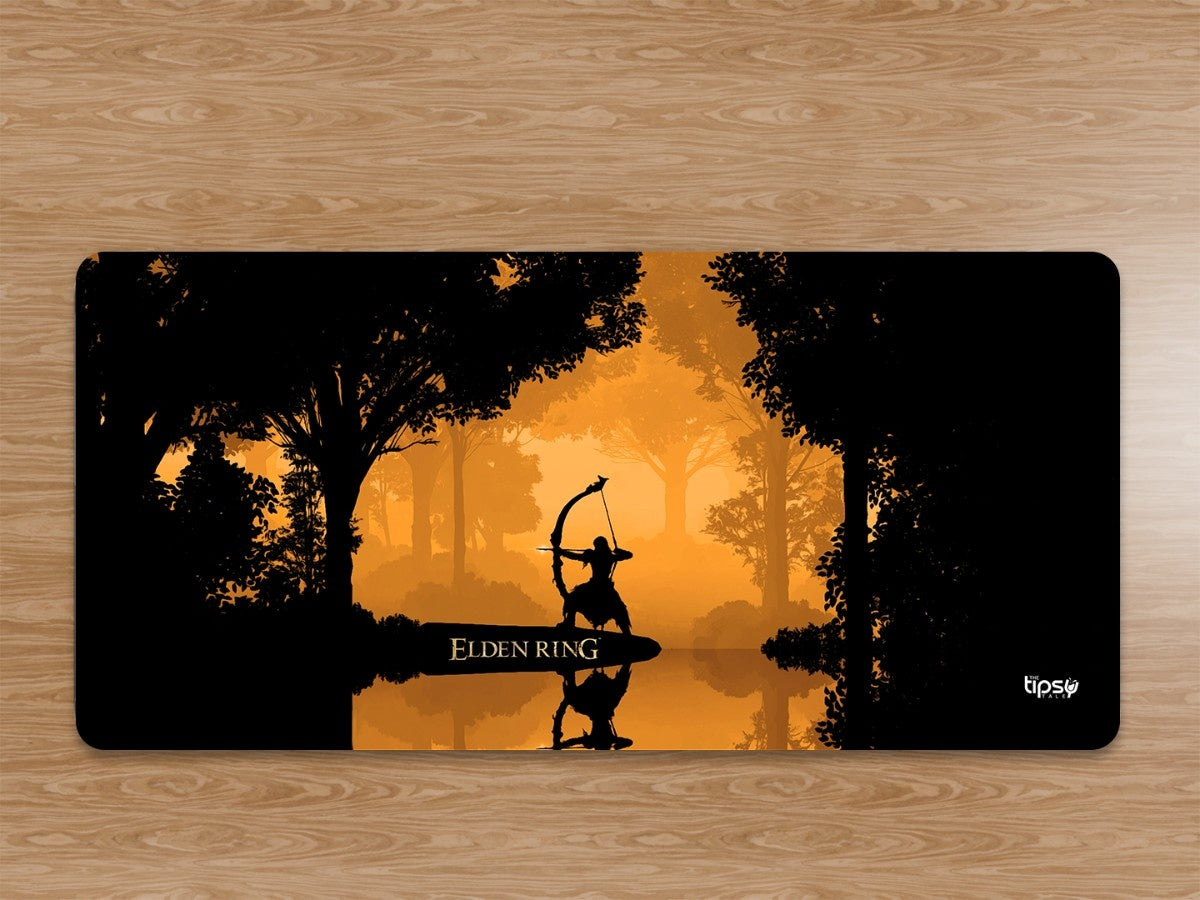 "Elden Ring Orange Landscape " Gaming Mousepad Elevate Your Gaming Experience