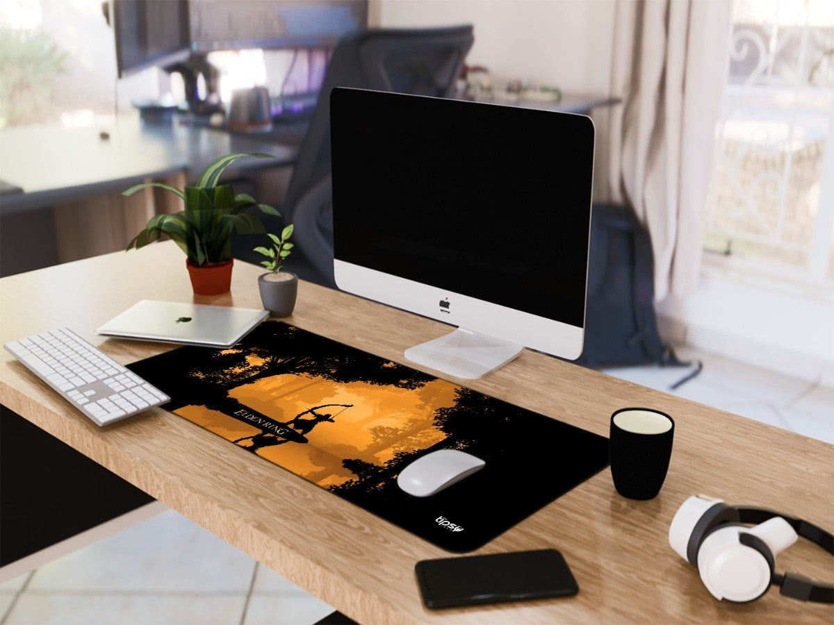 "Elden Ring Orange Landscape " Gaming Mousepad Elevate Your Gaming Experience