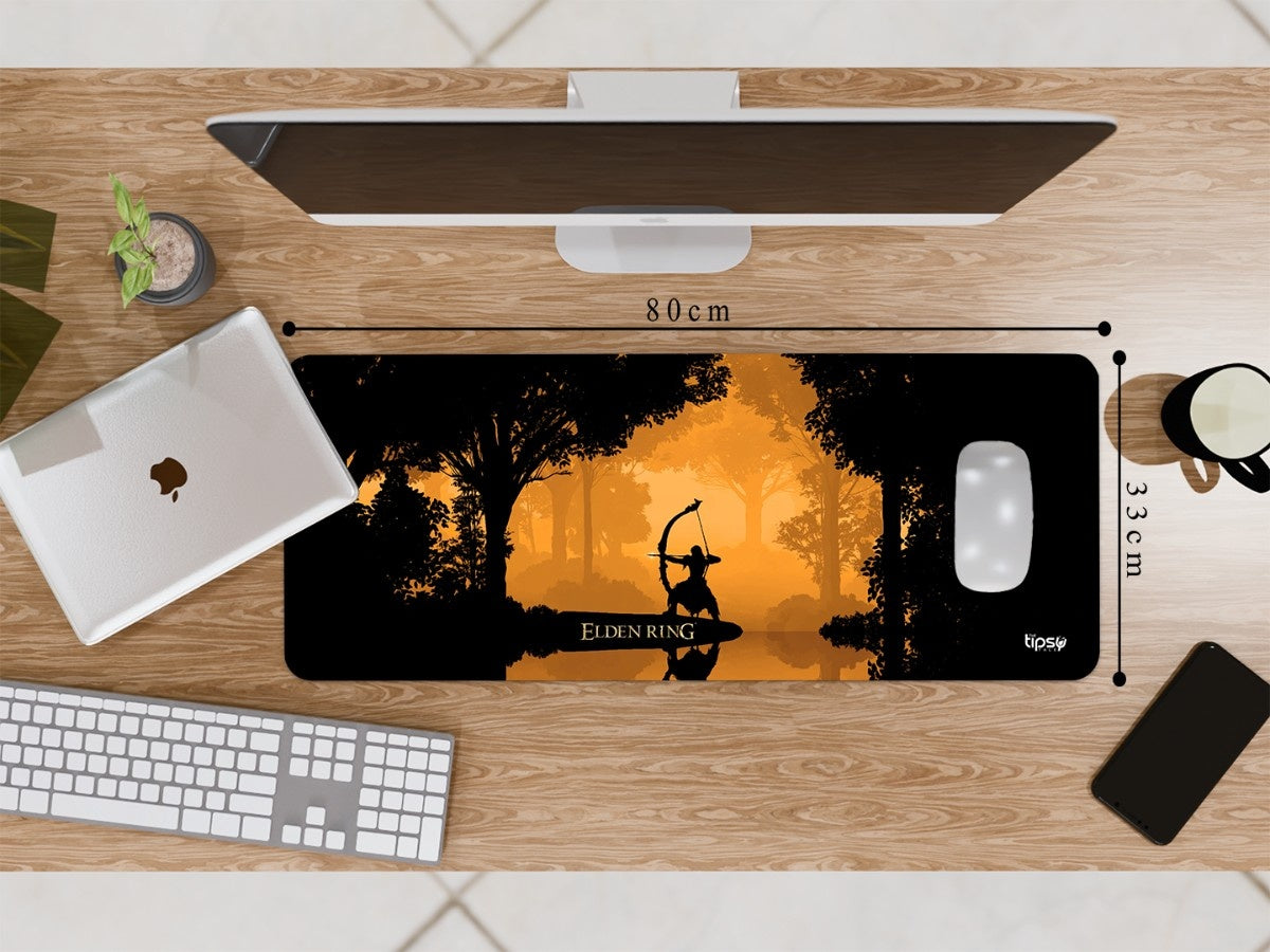 "Elden Ring Orange Landscape " Gaming Mousepad Elevate Your Gaming Experience