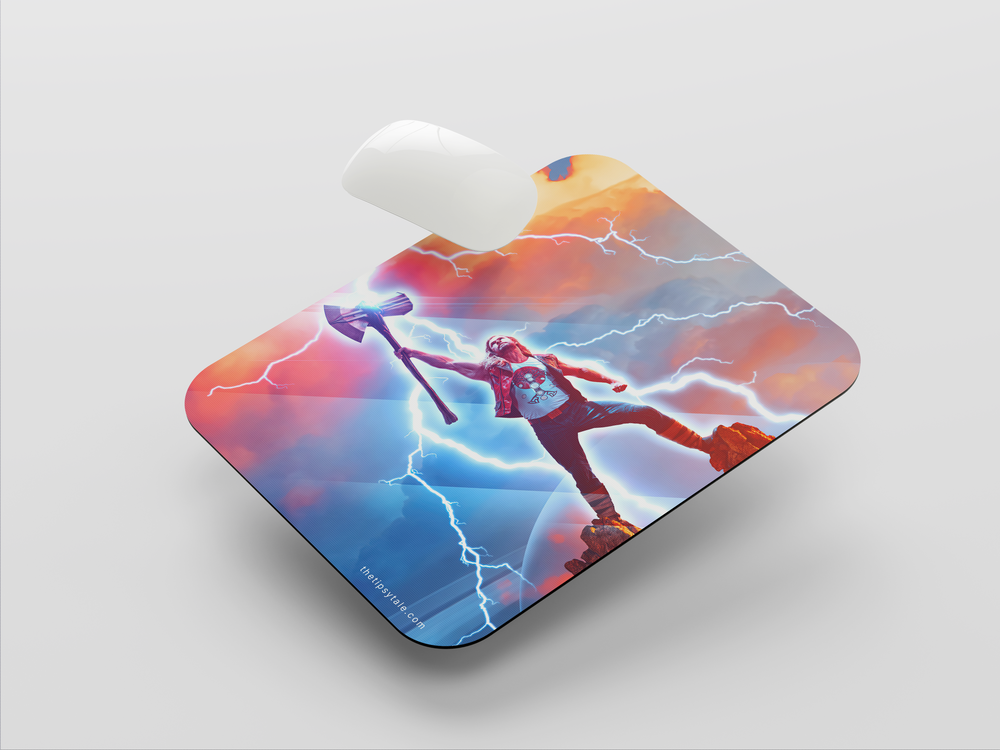 "THOR LOVE AND THUNDER" Mousepad Enhance Your Workspace with Style