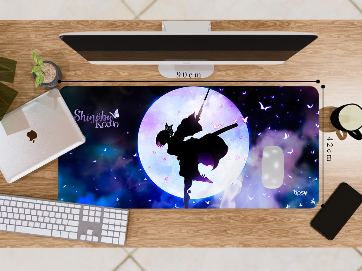 "Shinobu backlight of the moonlight" Gaming Mousepad Elevate Your Gaming Experience