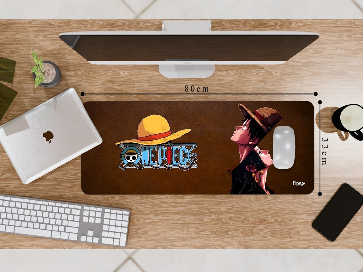 "Luffy and Boa " Gaming Mousepad Elevate Your Gaming Experience