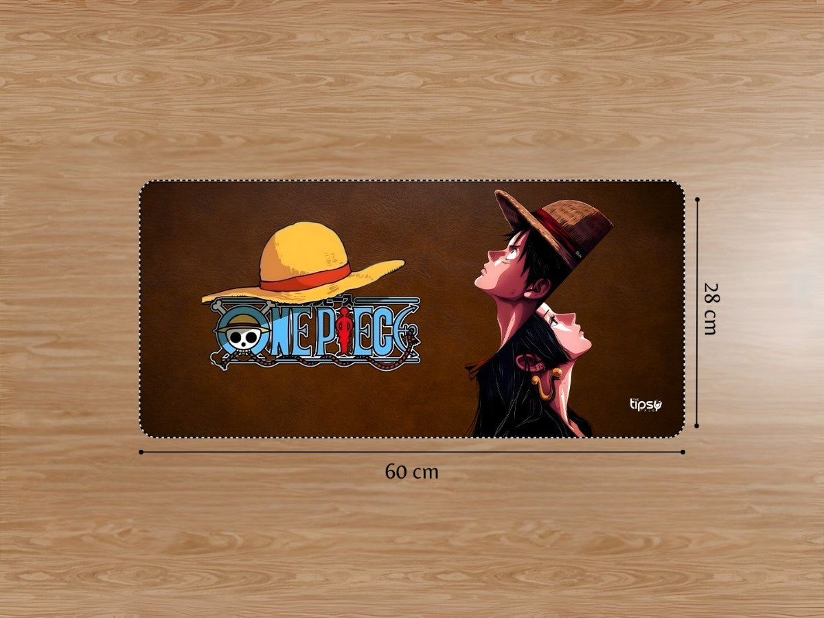 "Luffy and Boa " Gaming Mousepad Elevate Your Gaming Experience