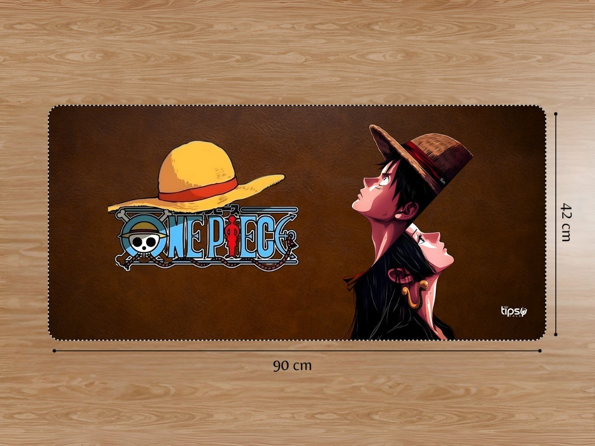 "Luffy and Boa " Gaming Mousepad Elevate Your Gaming Experience