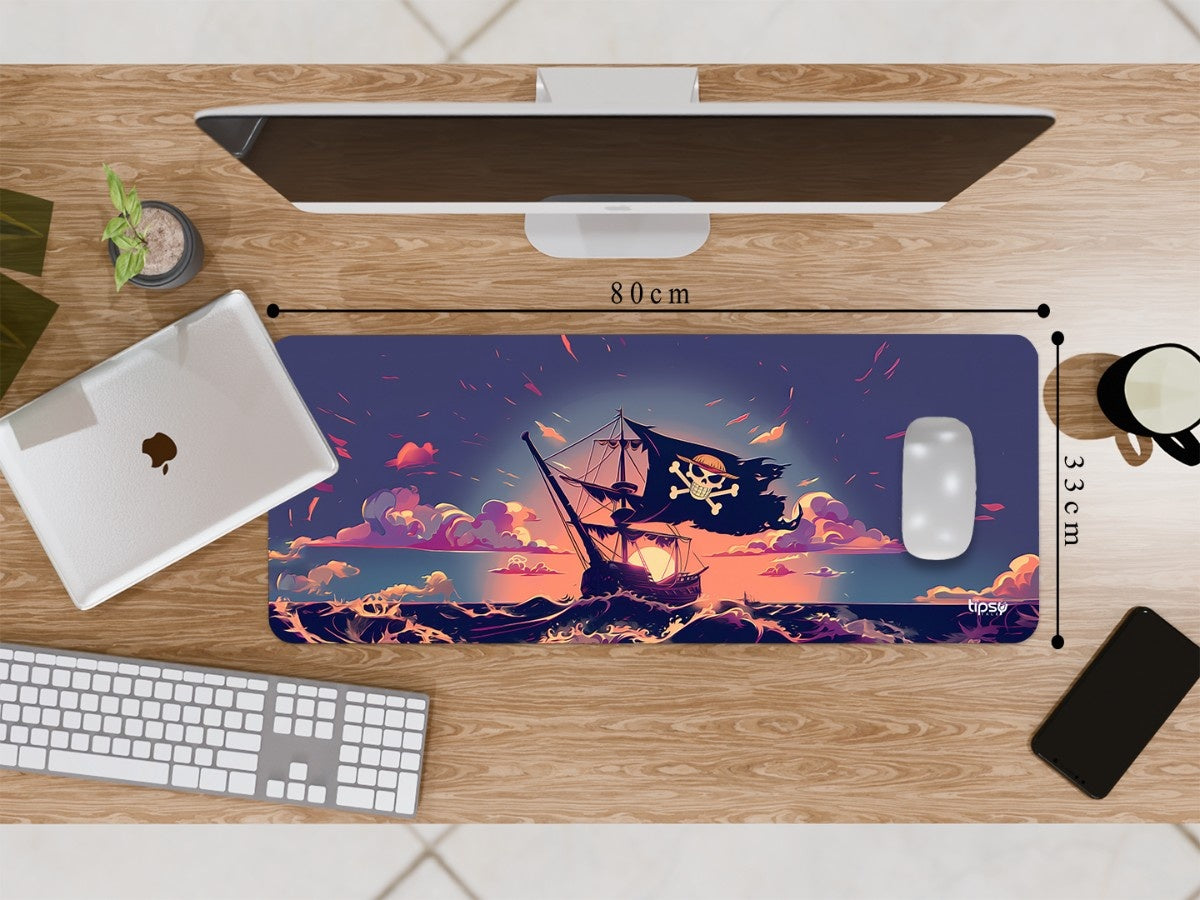 "Luffy's ship in One Piece" Gaming Mousepad Elevate Your Gaming Experience