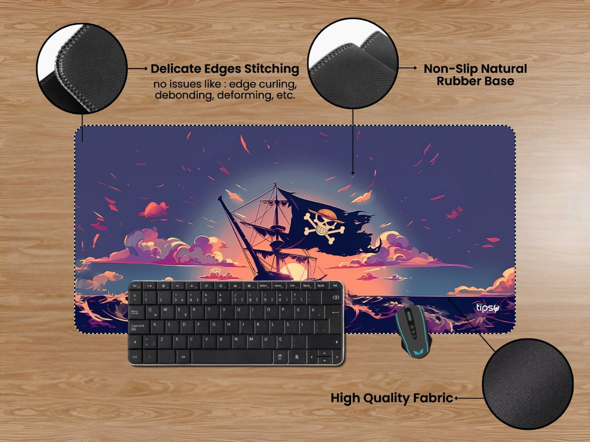 "Luffy's ship in One Piece" Gaming Mousepad Elevate Your Gaming Experience