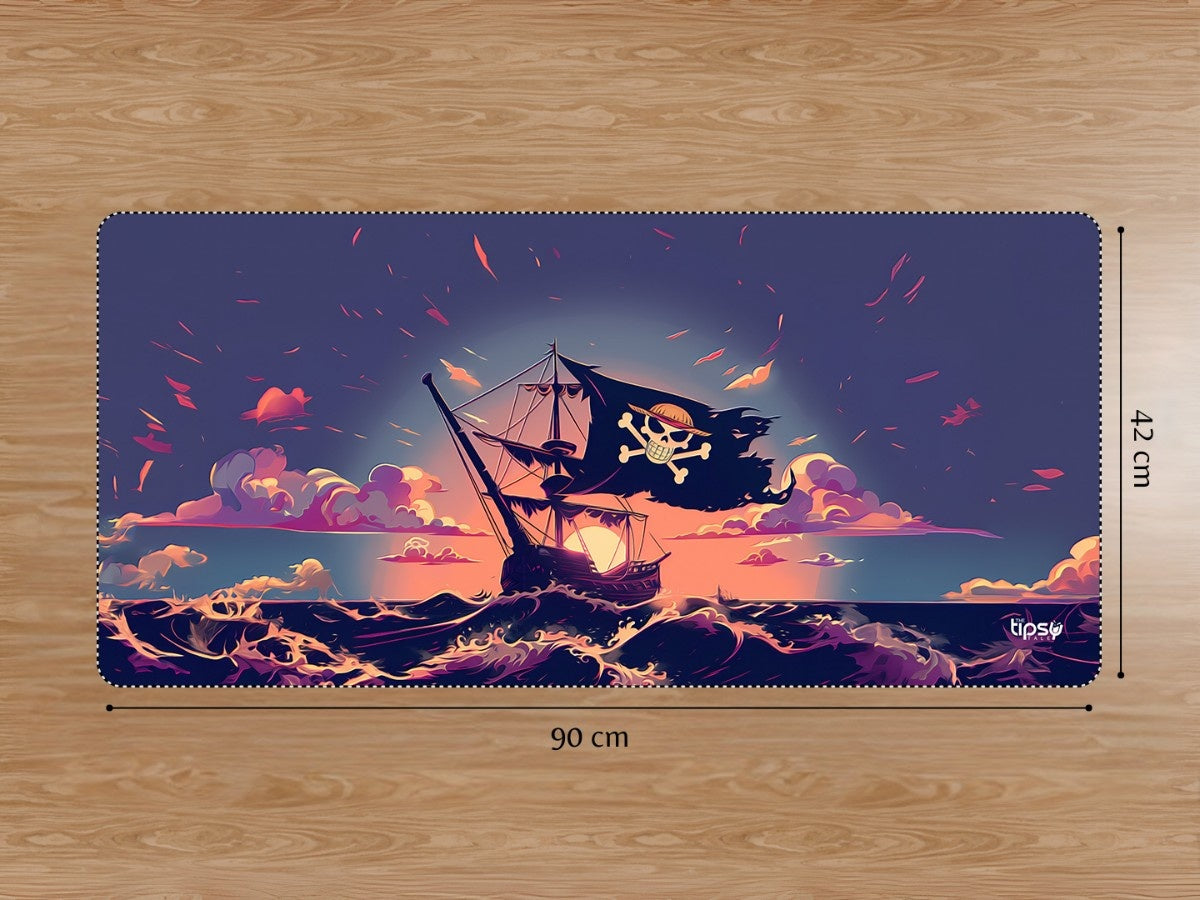 "Luffy's ship in One Piece" Gaming Mousepad Elevate Your Gaming Experience