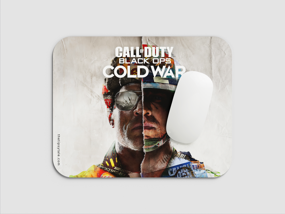 "CALL OF DUTY BLACKS OPS COLD WAR" Mousepad Enhance Your Workspace with Style