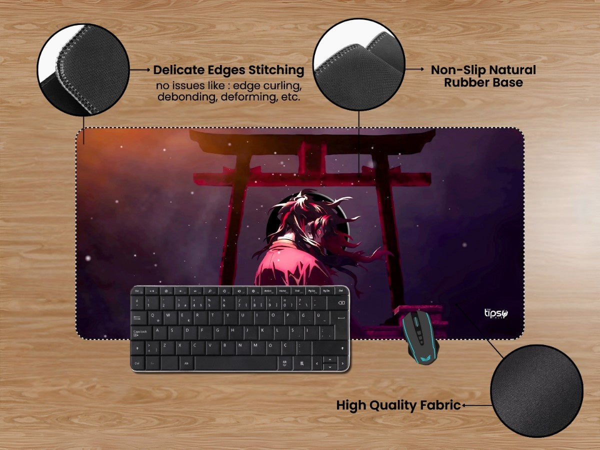 "Yoriichi Tsugikuni : Demon Slayer" Gaming Mousepad Elevate Your Gaming Experience