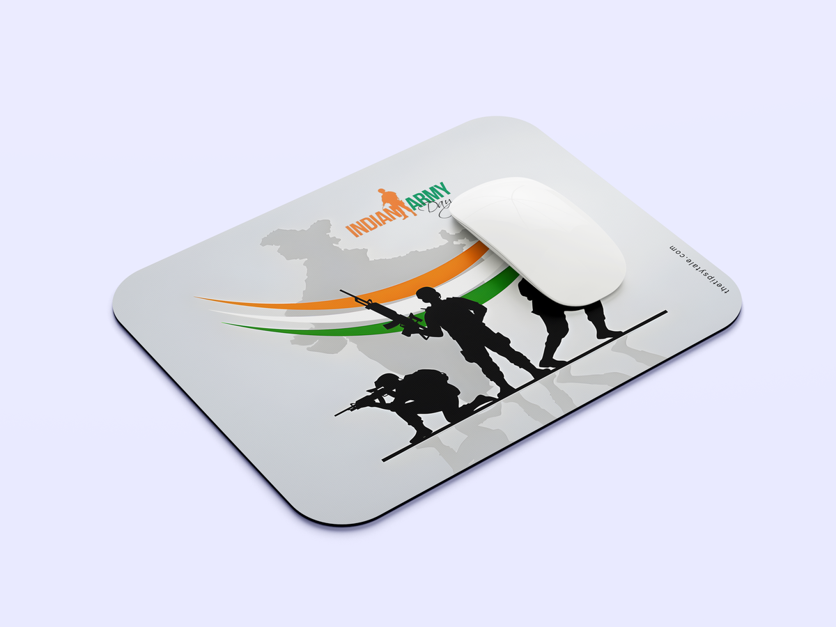 "Indian Army Vibes" Mousepad Enhance Your Workspace with Style