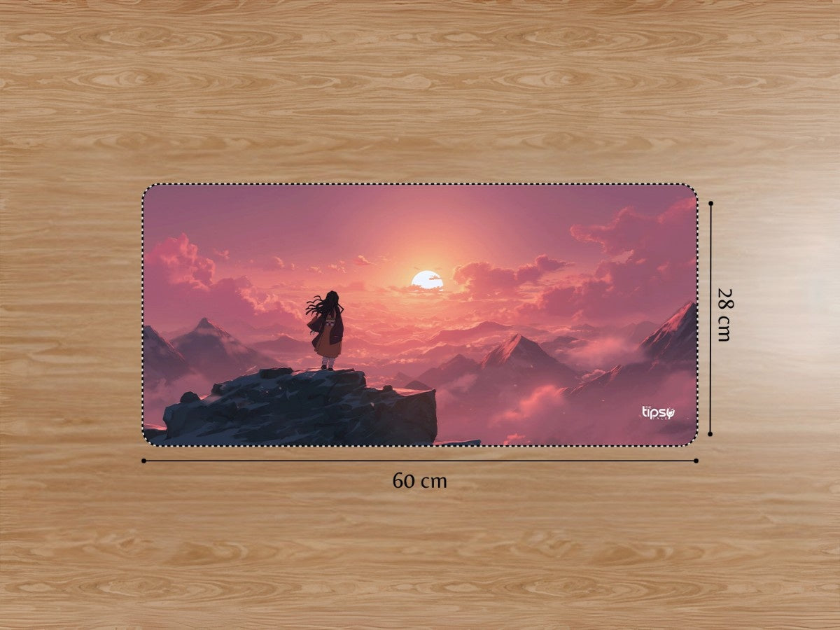 "Nezuko Kamado landscape" Gaming Mousepad Elevate Your Gaming Experience
