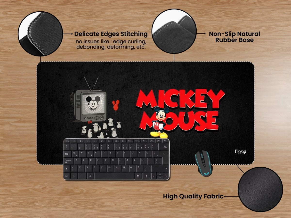 "Mickey Mouse Television Version" Gaming Mousepad Elevate Your Gaming Experience
