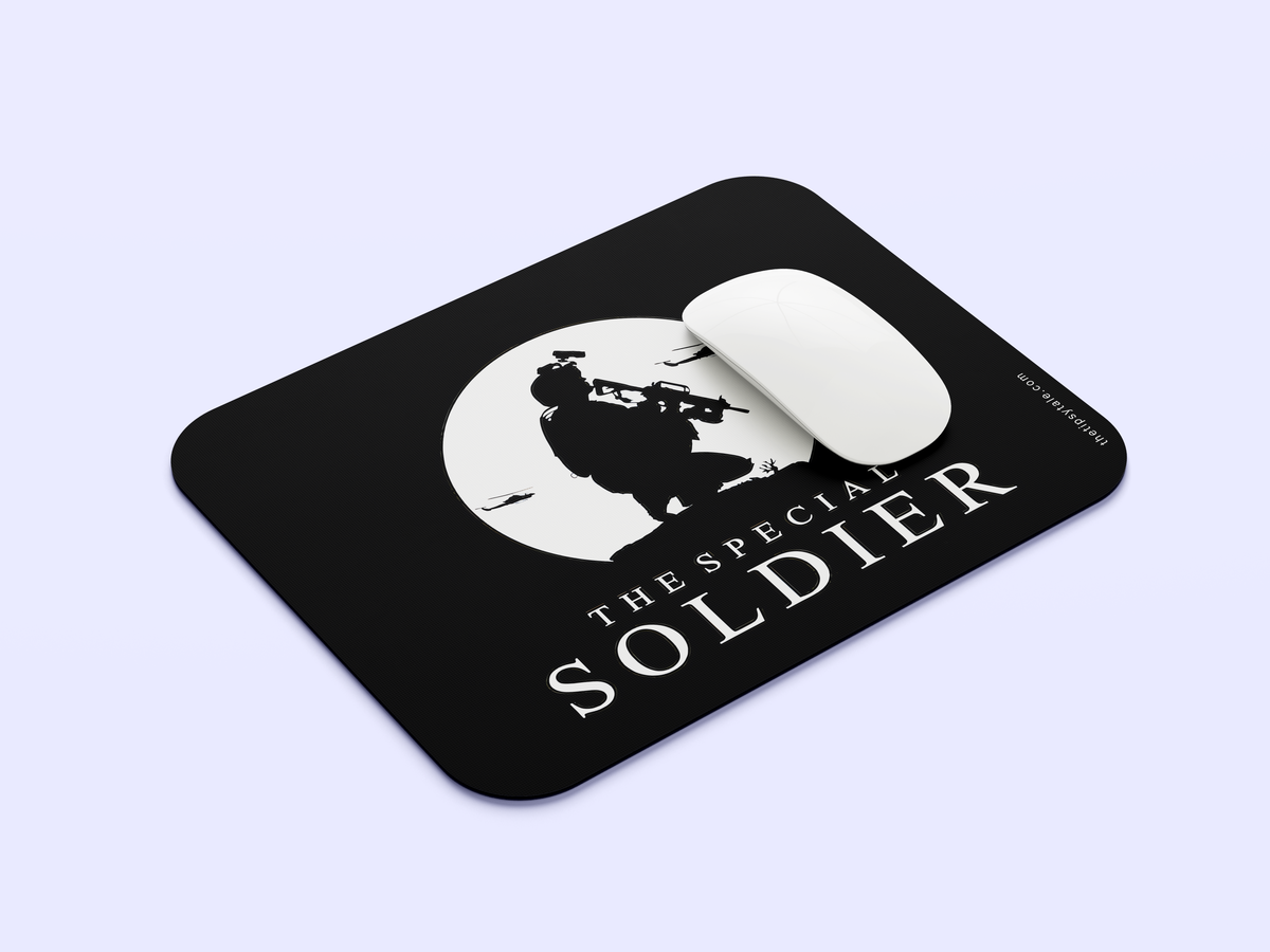 "The Special Solider" Mousepad Enhance Your Workspace with Style
