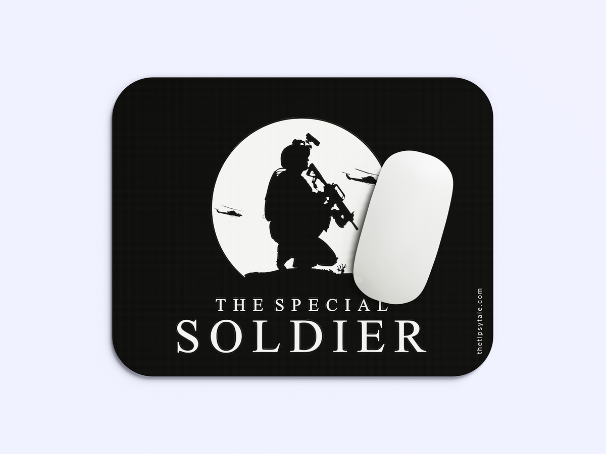 "The Special Solider" Mousepad Enhance Your Workspace with Style