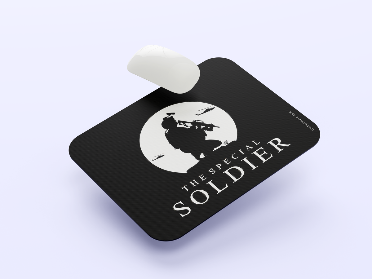"The Special Solider" Mousepad Enhance Your Workspace with Style