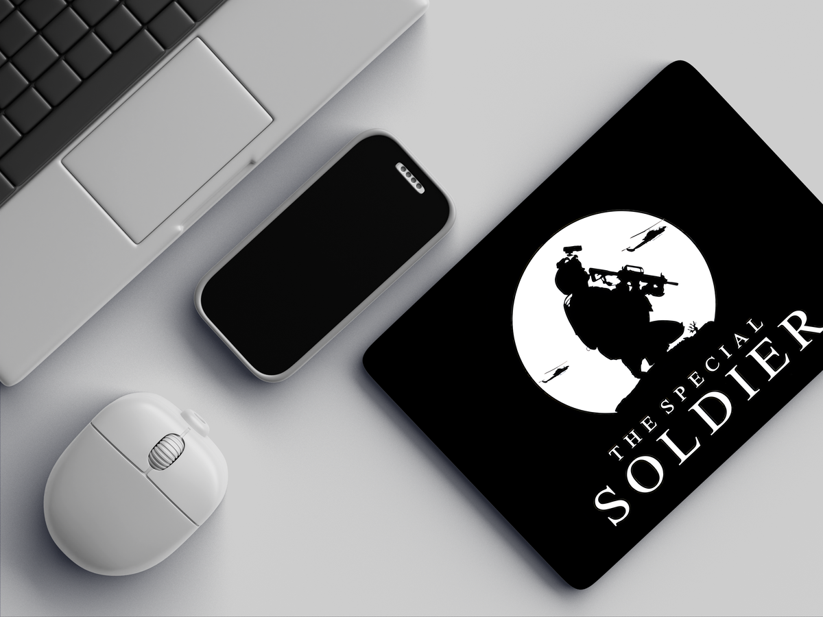 "The Special Solider" Mousepad Enhance Your Workspace with Style