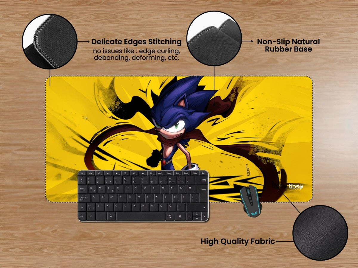 "Sonic the Hedgehog " Gaming Mousepad Elevate Your Gaming Experience