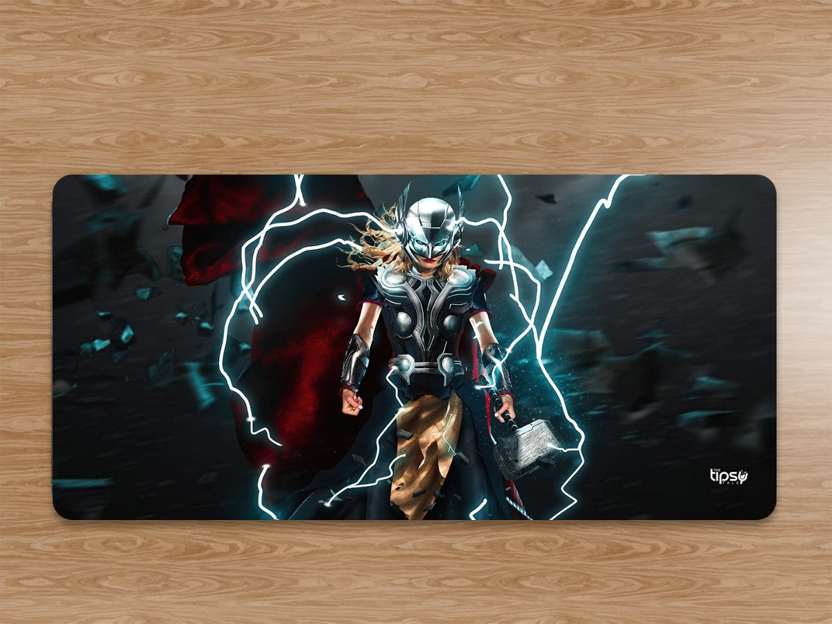 "Jane Foster with lighting" Gaming Mousepad Elevate Your Gaming Experience