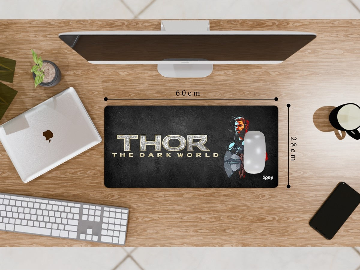 "Thor Minimalist Fanart" Gaming Mousepad Elevate Your Gaming Experience